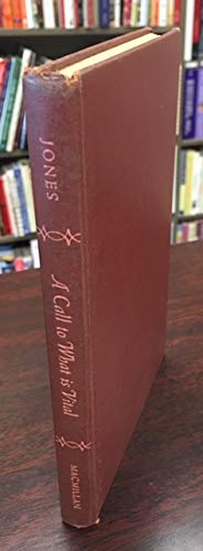 A call to what is vital B0007DKRPI Book Cover