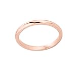 High Polish 14k Rose Gold Baby Ring