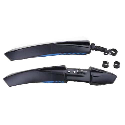 HUANGTNG Adjustable Bicycles Mudguards Set Quickly Release Front Rear Mud Guards for Mountain and City Bike