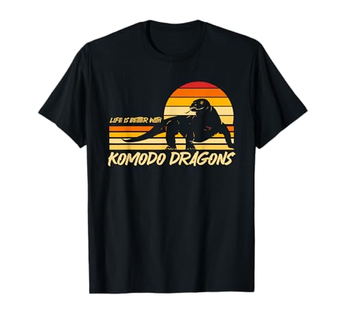 La vida es mejor con Komodo Dragon Camiseta