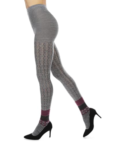 Image of Women's Designernate Cotton Blend Multi-Pattern Sweater Tights