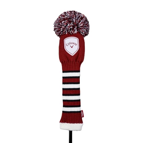 Callaway Golf Pompon-Schlägerschutzhülle 2025, Driver, Kardinalrot