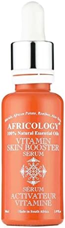 Africology Vitamin Skin Booster Serum-Oxidant Serum - Anti-Aging Formulation For Skin Regeneration - Helps Reduce Face Lines and Wrinkles - 30ml