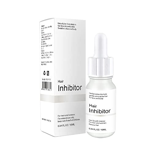 Katutude Suero de reparación de crecimiento del vello para detener el crecimiento del cabello, depilación permanente en el cuerpo, suero de depilación suave y no irritante para cara/brazo/piernas, 10