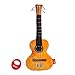SIGIKID Bambini e ragazzi, 42660 - Carillon per chitarra Play & Cool, consigliato a partire da 0 mesi, colore: Arancione/Marrone