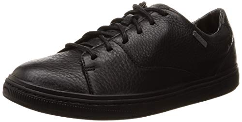 Clarks Sneakers Nero baskets homme cuir noir chaussures basses confort 41.5