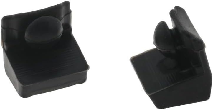 8PCS 13x13x8mm Air Fryer Parts Support Tray Frying Board Corner Protector Black Plastic Bumper Cooktop Accessories