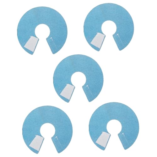 Kisangel 5pcs Parrot Bite Collar Bird Neck Cover Protective Cone Collar Bird Supply