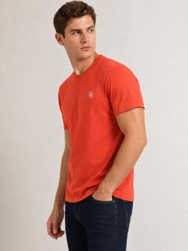 Image of BLUE FOG Summer Casual Wear Regular Fit Cotton Blend Half Sleeve Round Neck |T-Shirt for Men's(101)