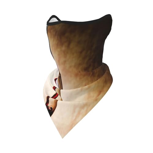 Hnnkloy Copa de vino tinto,Cubrebocas suave, braga de cuello, media máscara, bufanda, mascarilla deportiva