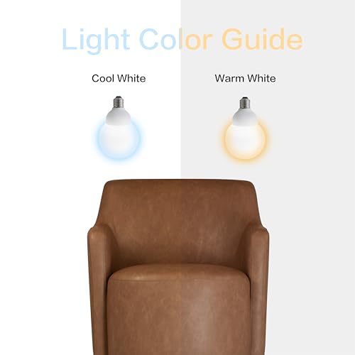 Image of HomePop 360 Barrel Back Swivel Chair - Cognac Faux Leather