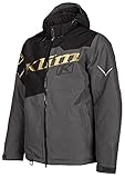 KLIM Instinct Crossover Snowmobile Winter Jacket Men's Large Black - Metallic Gold