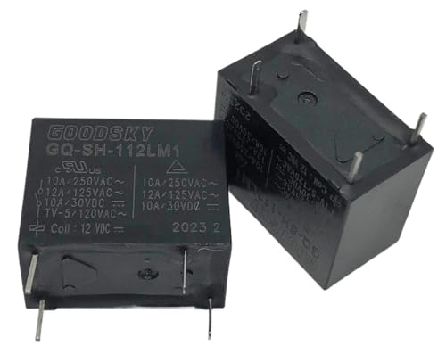 Relais 4 broches GQ-SH-112LM1 pour circuit imprimé 12V 10A haute performance