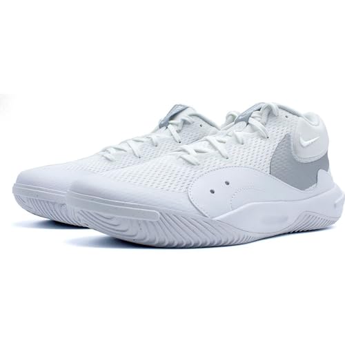 Nike Hyperquick Volleyball Shoes (FN4678-102, White/Photon Dust/Metallic Silver) Size 84