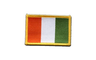 Aufnäher Patch Flagge Elfenbeinküste - 8 x 6 cm