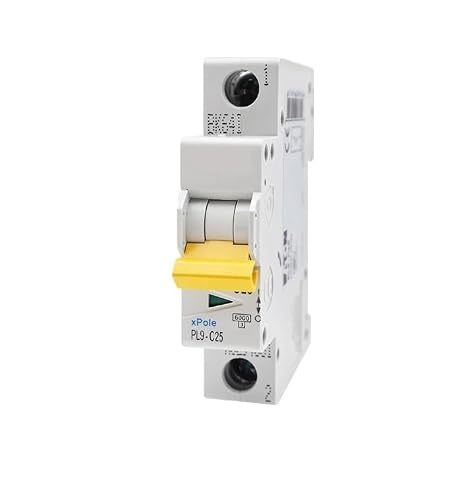 QRUYHBAJU Circuit Breaker PL9-C25 1P 25A