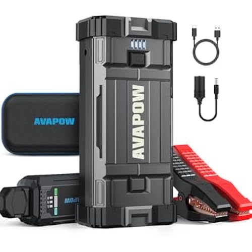 AVAPOW Car Jump Starter, 4000A Peak Battery
