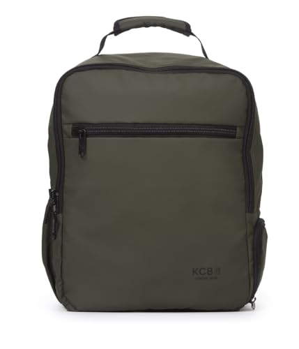 Image of KCB Underseat Skid Cabin Backpack | Airplane Cabin Tote Bag | Carry-on Luggage for Ryanair and Vueling | Lightweight Low-Cost Travel Backpack | Adjustable Handles | 100% Vegan, Khaki, L