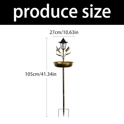 Eau décorative pour oiseaux avec LED pour jardin et terrasse - 8