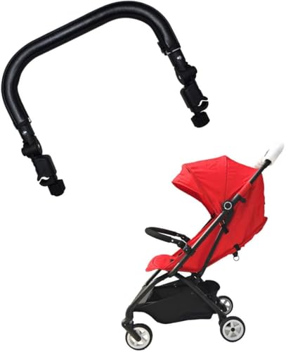 Replacement Bumper Bar Foldable Stroller Accessory Armrest One-Hand Use Compatible with YOYO+ YOYO2 YOYO3 Baby Stroller, Faux Leather