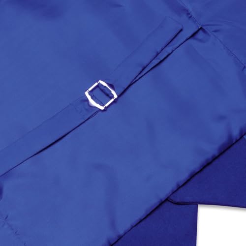 Image of Hi-Tie Men's Formal Suit Vest Solid Fit Vest for Men 3 Pockets V Neck Waistcoat Business Wedding Casual