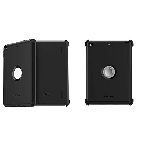 OtterBox Defender Series Case for iPad 7th Gen - Black Bundle with Otterbox Defender Series Case for Ipad (5th Gen)/ Ipad (6th Gen) - Retail Packaging - Black