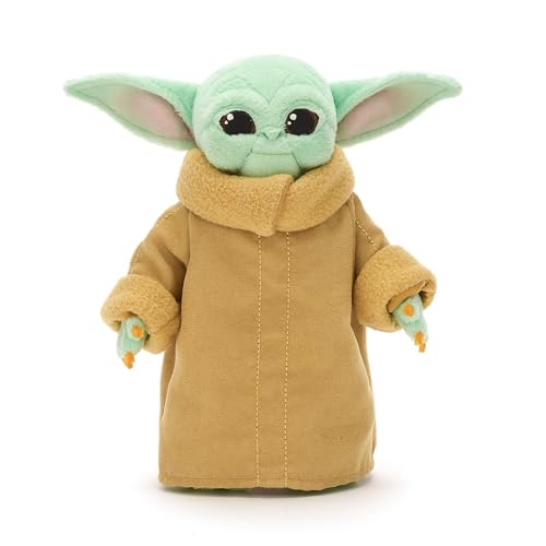 Disney Store Official, Star Wars: The Mandalorian, Grogu (bebé Yoda), Peluche pequeño, 20 cm