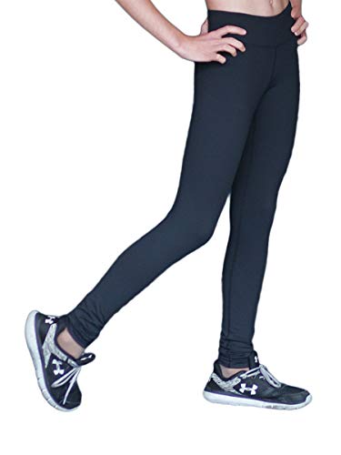 ChloeNoel Black Solid Color Skinny Yoga Off Ice Elite Pant w/Front Pocket (Black, cm)
