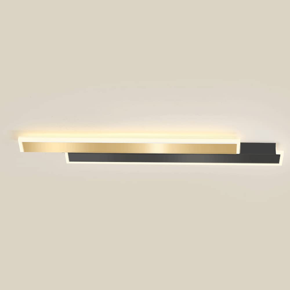 Lámpara de pared lineal para ahorrar espacio en la mesita de noche con luz LED