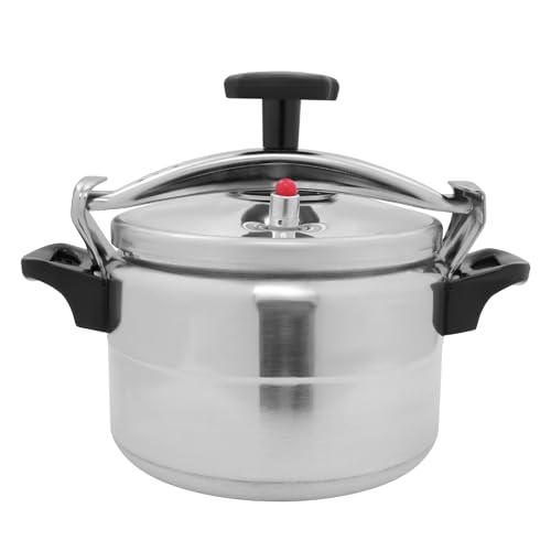 Family Pressure Cooker, 31.7Qt Aluminium Pressure Canner with Explo-sion-proof, Instant Fast Cooking Pot Secure locking System One Hand System (4 Qt)