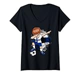 Photo Gallery donna dabbing soccer boy - finland jersey finlandese tifosi di calcio maglietta con collo a v Photo Gallery donna dabbing soccer boy - finland jersey finlandese tifosi di calcio maglietta con collo a v