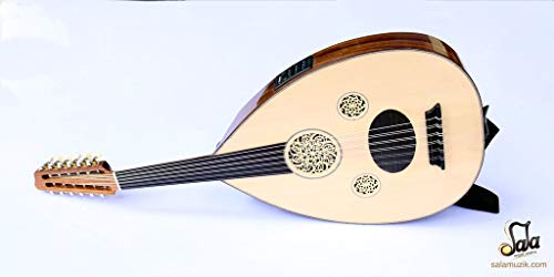 Turkish Professional Left Hand Electric Oud Ud String Instrument Oude 4L #TOP1