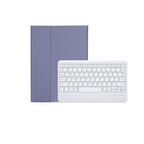 Clavier QWERTY pour Redmi Pad SE 11 coque de protection universelle cuir TPU violet