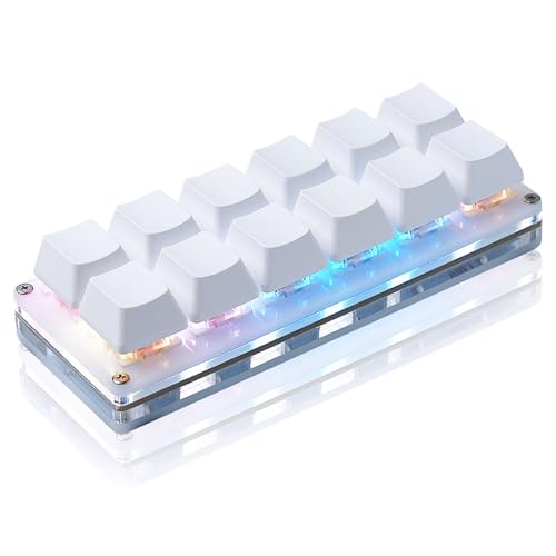 Clavier de jeu OSU mécanique 12 touches switch marron hotswap macro USB-C
