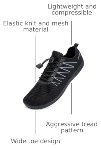 Image of WateLves Wide Diabetic Shoes Mens Womens Water-Beach-Swim-Barefoot Shoes Breathable & Non-Slip & Optimal Relaxation Walking Sneakers