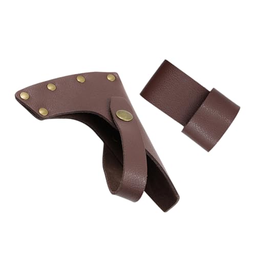 Artibetter Lightweight Hatchet Cover for Camping Wooden Handle Protector Pu Material