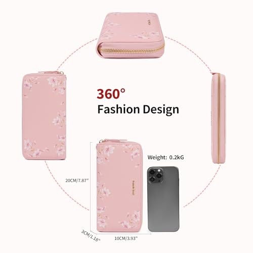 Image of Pomelo Best Wristlet Women Wallet Floral RFID Clutch Purse