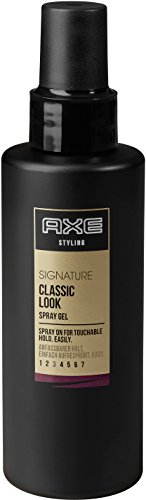 Axe Haarstyling Spray Gel für Männer Classic Look Signature, 6er Pack (6 x 150 ml)