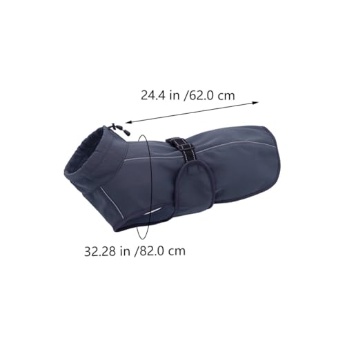 Veste pour chien coupe-vent et chaude en polyester résistant - 3