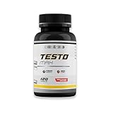 Testosterona hombre | Energía, Tribulus y Taurina | Estimulante Energético | Mejora el rendimiento deportivo y muscular | Vigorizante | 120 cápsulas