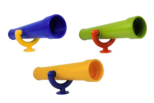 Gartenpirat Teleskop Blau Fernrohr für Kinder als Zubehör für Spielturm Spielhaus Kinder-Spielanlagen