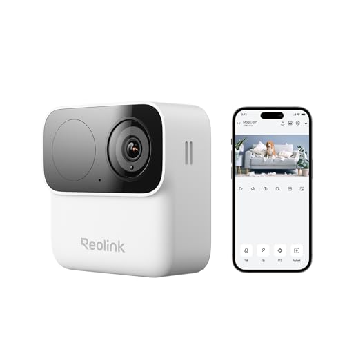Reolink Caméra de Surveillance sans Fil Magnétique avec Une Autonomie de 9 Mois, Wi-FI 2,4/5 GHz, Détection de Personnes par IA, Vision Nocturne, IP67,...