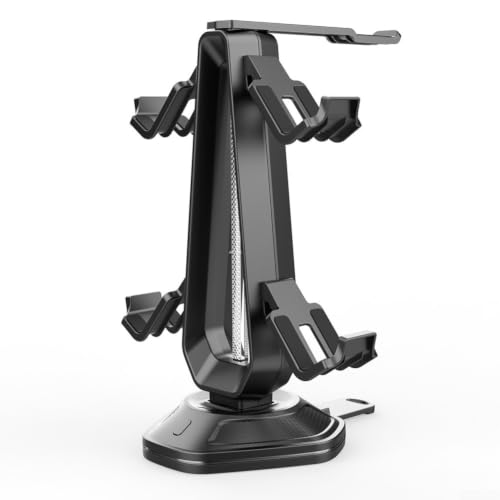Soporte de controlador de auriculares con puertos de carga USB duales y base estable 7