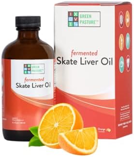 Green Pasture Fermented Skate Liver Oil - Orange - 6.1 FL Oz