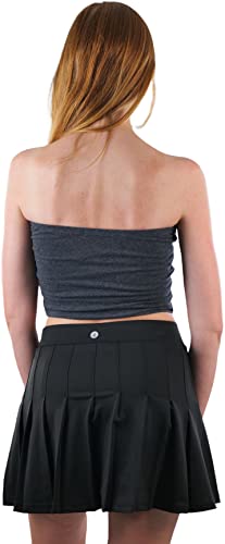 Image of ToBeInStyle Women's Cotton-Spandex Blend Stretchy Tube Top