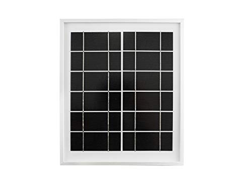 Waveshare Solar Panel (6V 5W) with High Performance156 Monocrystalline Cell Toughened Glass Anodic O