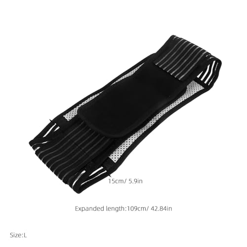 Faja lumbar magnética auto-calentable ajustable talla L negra miniatura 2