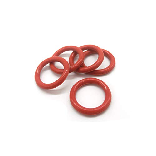 10pcs Red VMQ Spessore 4mm O-ring di tenuta