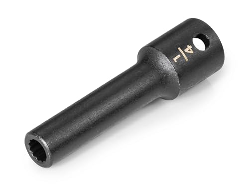 Image of TEKTON 3 /8 Inch Drive x 1 /4 Inch Deep 12-Point Impact Socket | SID13206