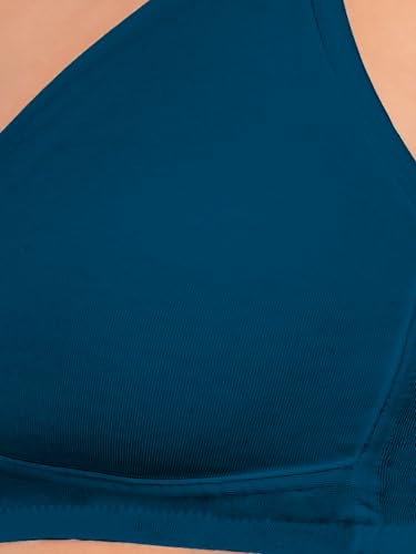 Image of DAISY DEE Women's Girls Cotton Non-Padded Wirefree Seamless Full Coverage Comfortfit Everyday Use T-Shirt Bra - NDSZN